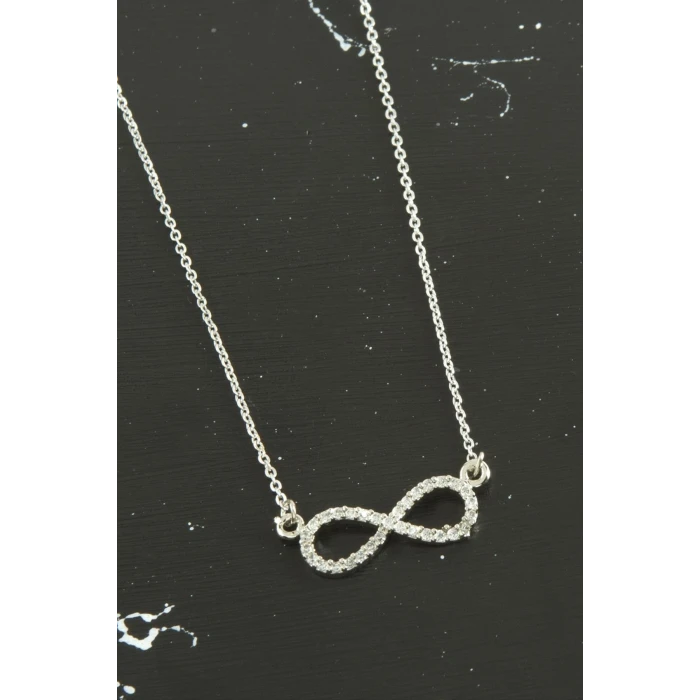 ieg™ Sonsuzluk Zirkon Taşlı Trend Kolye