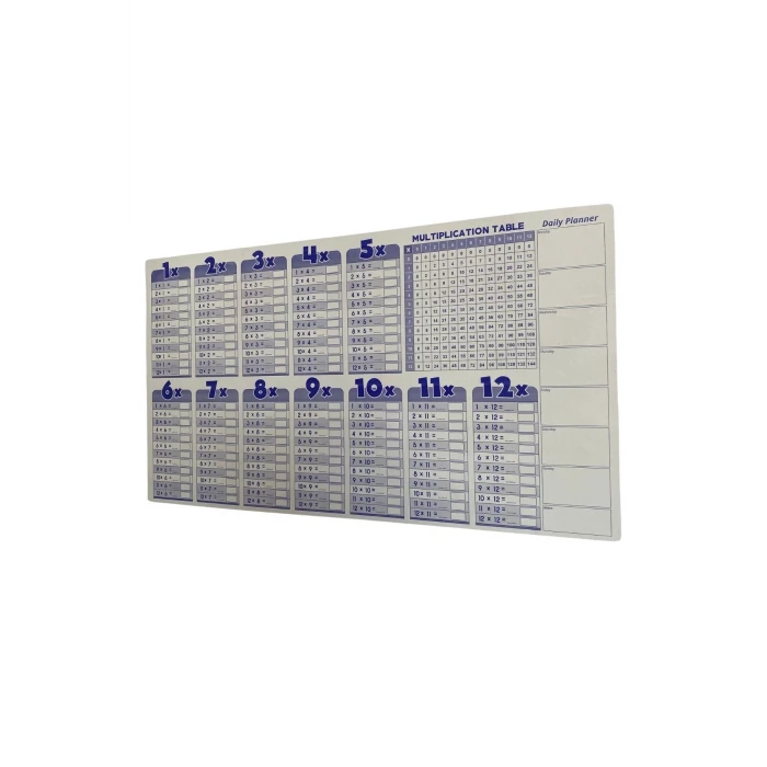 ieg™  Statik Akıllı Kağıt Ingilizce Çarpım Tablosu 100x56 Cm
