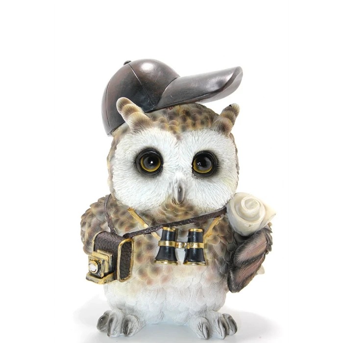ieg™ Steampunk Polyester Baykuş Figürü Model 2