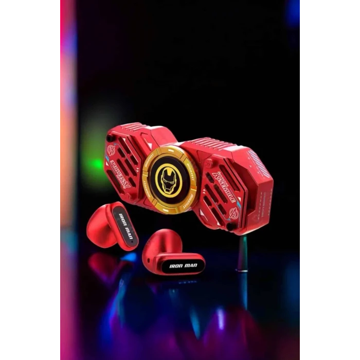 ieg™ Stres Çarklı Bluetooth Kulaklık Kablosuz Kırmızı Yüksek Ses Kaliteli