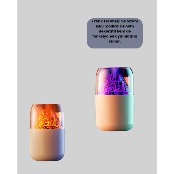 ieg™ Su Hazneli LED Işıklı Aromaterapi Difüzörü