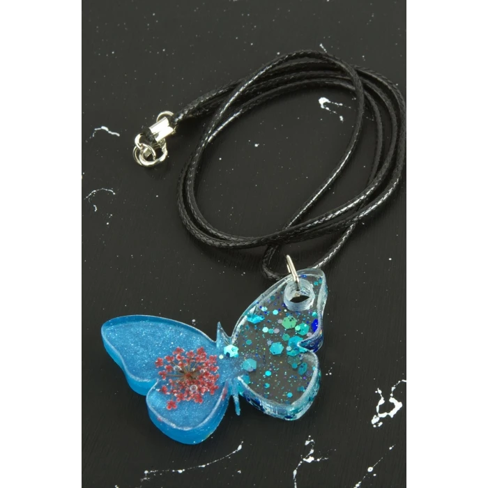 ieg™ Sultan Otu Kelebek Epoksi Kolye