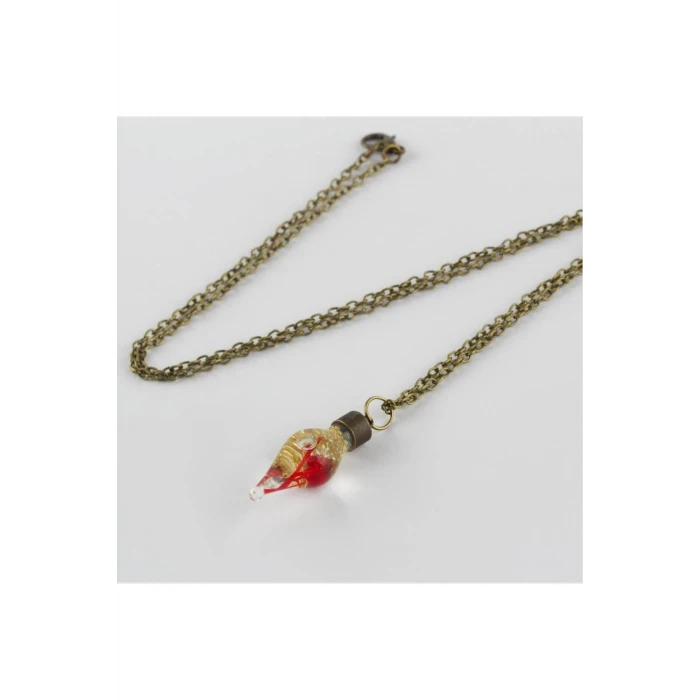 ieg™ Sulu Çiçek Fanus Canlı Kolye