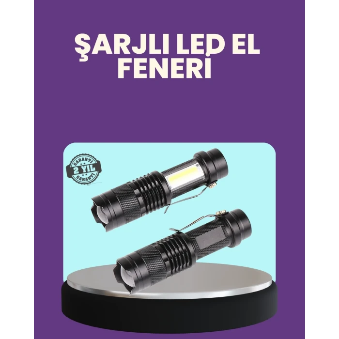 ieg™ Suya Dayanıklı 4 Modlu Mini LED El Feneri
