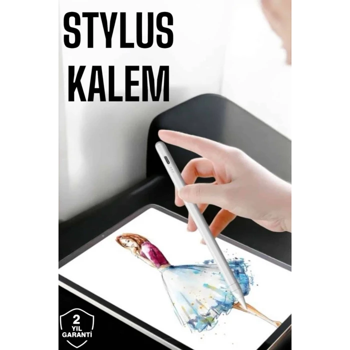 ieg™ Tablet Kalemi Stylus Pen Dokunmatik Kalem Android Ve İOS Uyumlu Şarjlı