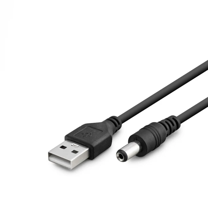 ieg ™ Tablet Şarj Kablosu Usb To 5.5*2.5 1M Siyah HDX1323