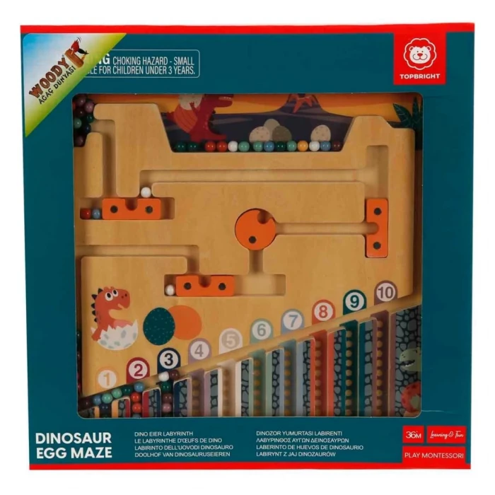 ieg™ Tahta Manyetik Dinazor Yumurtası Labirenti