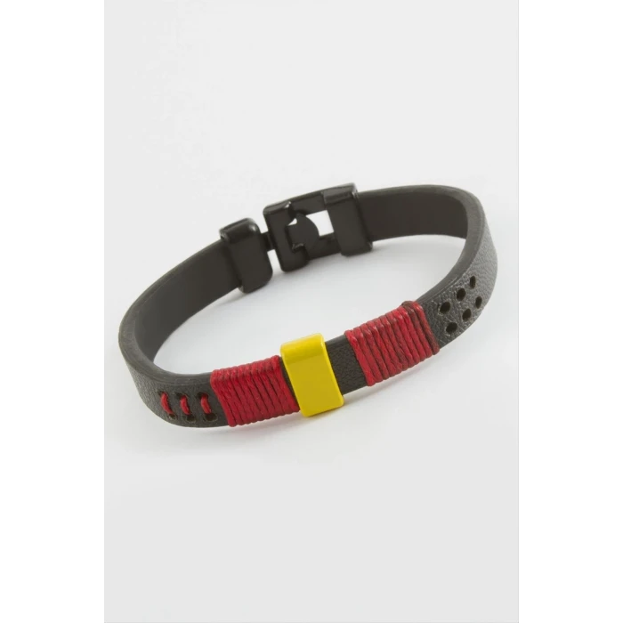 ieg™ Taraftar Kaliteli Suni Deri Bileklik