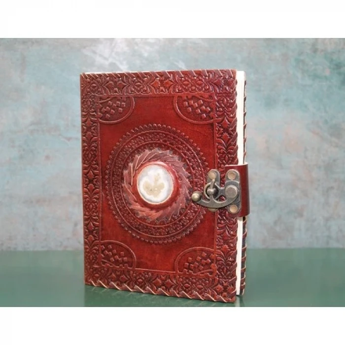 ieg™ Taşlı Deri Defter Model 11