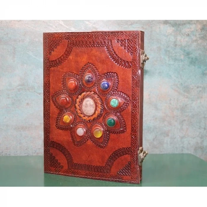 ieg™ Taşlı Deri Defter Model 14
