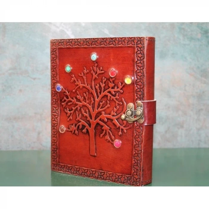 ieg™ Taşlı Deri Defter Model 6