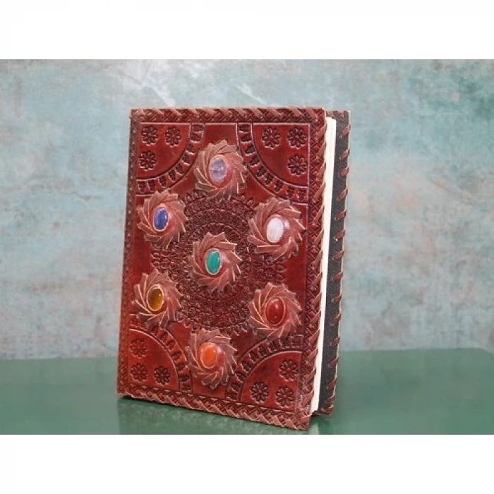 ieg™ Taşlı Deri Defter Model 7