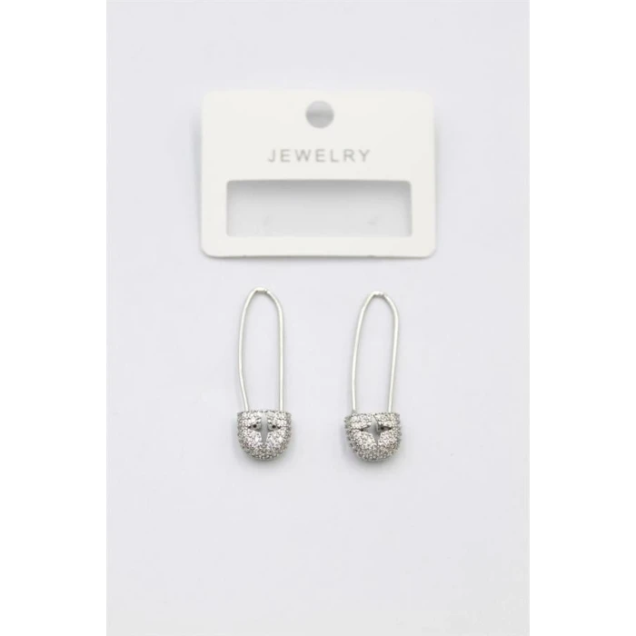 ieg™ Taşlı Filkete Küpe - Gümüş