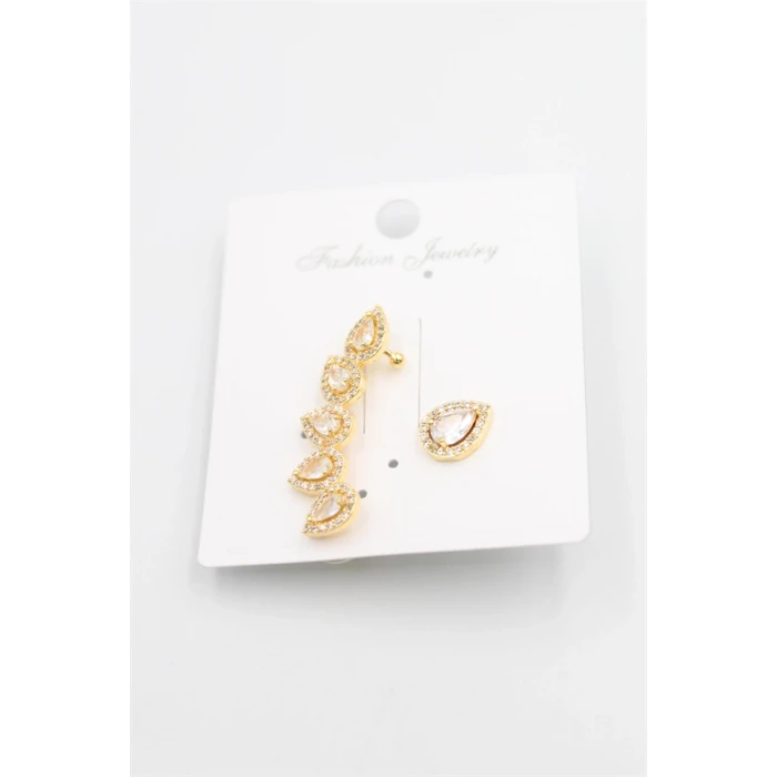 ieg™ Taşlı Kıkırdak Küpe - Altın