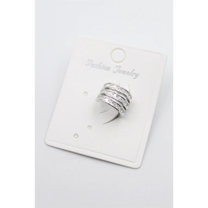 ieg™ Taşlı Kıkırdak Küpe - Gümüş