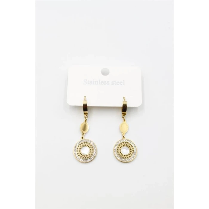 ieg™ Taşlı Küpe - Altın