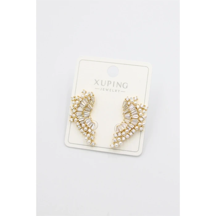 ieg™ Taşlı Küpe - Altın