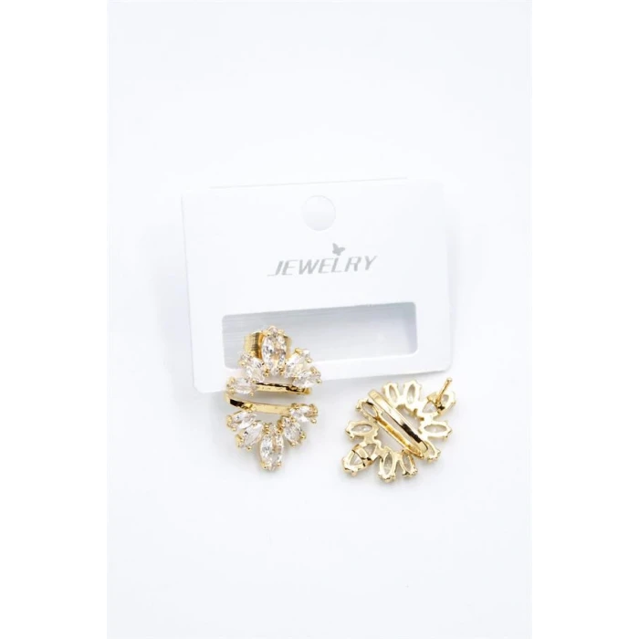 İEG Taşlı Küpe - Altın