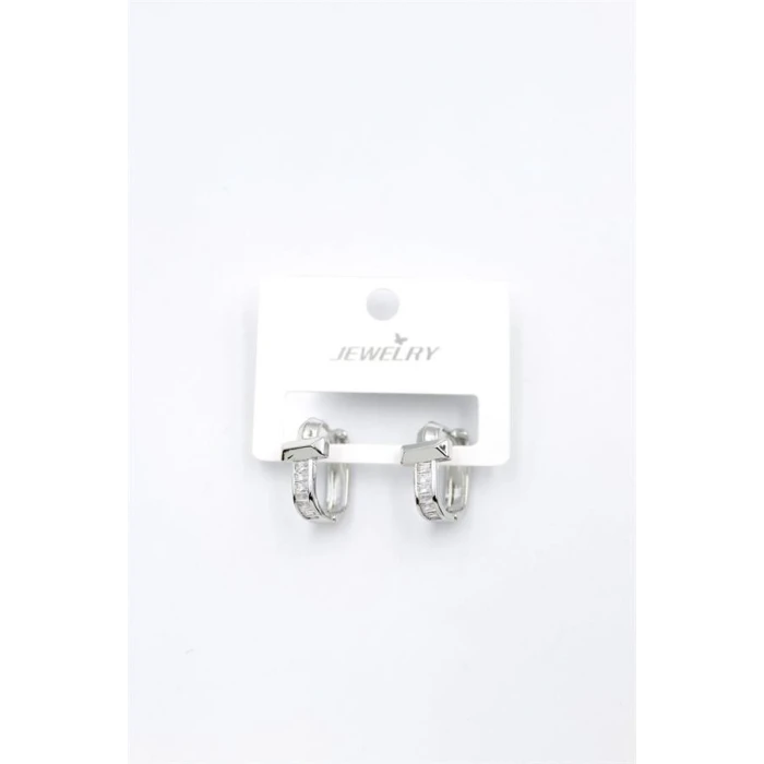 ieg™ Taşlı Küpe - Gümüş