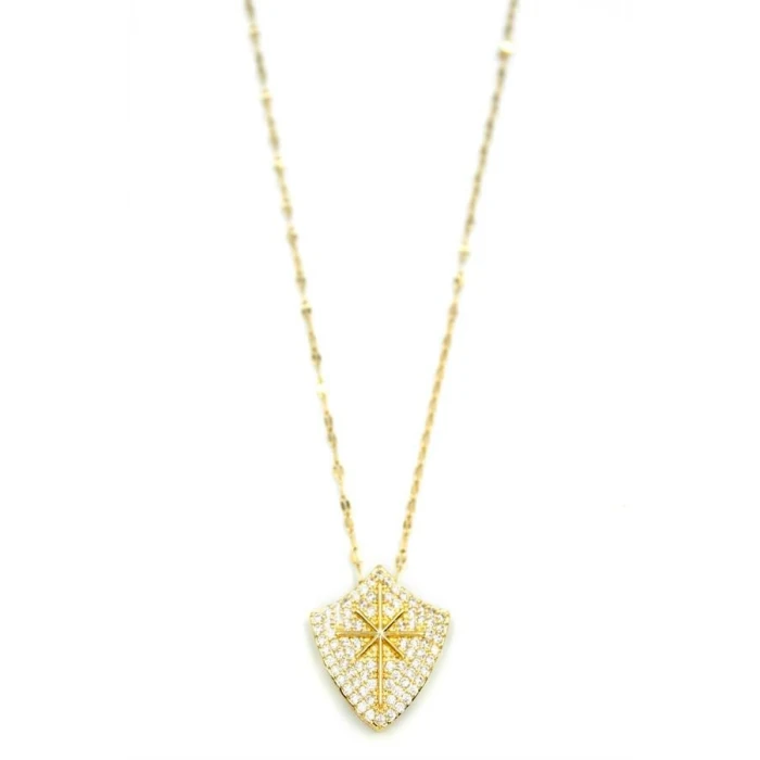 ieg™ Taşlı Kutup Yıldızı Kolye - Altın