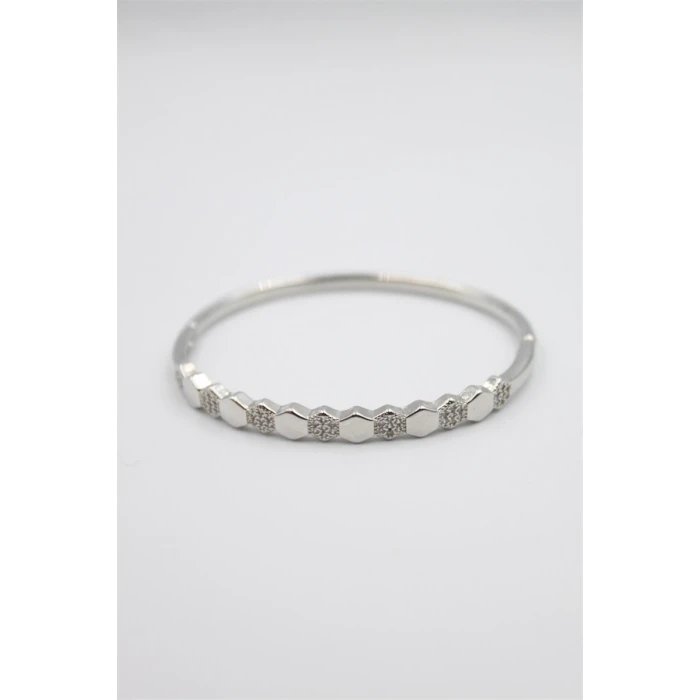 ieg™ Taşlı Vip Bilezik - Gümüş