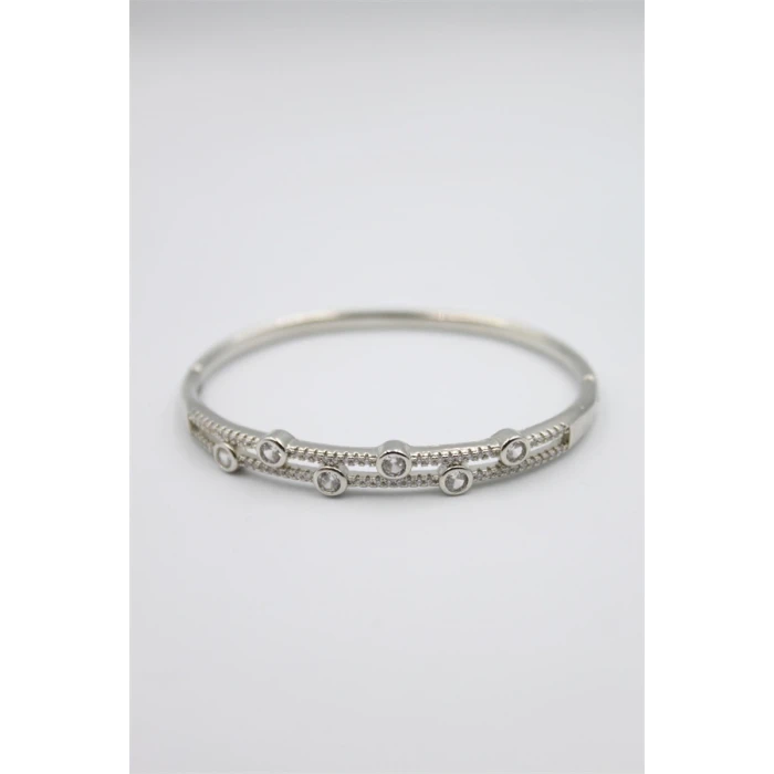 ieg™ Taşlı Vip Bilezik - Gümüş