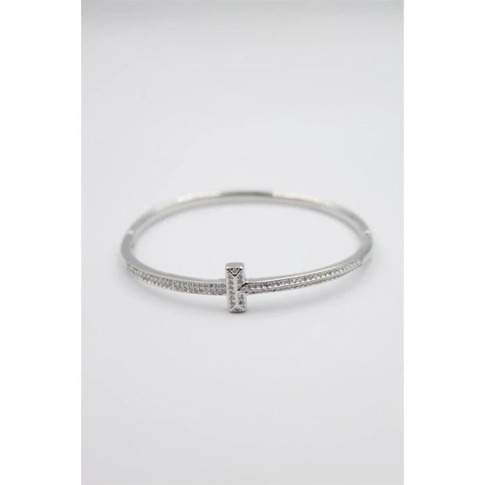 ieg™ Taşlı Vip Bilezik - Gümüş