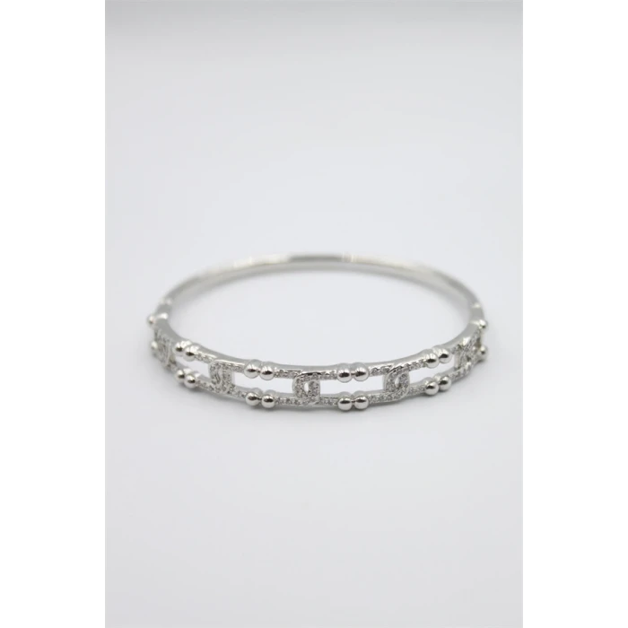 ieg™ Taşlı Vip Bilezik - Gümüş