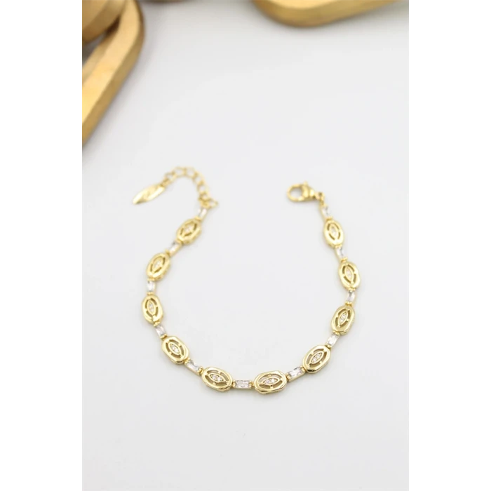 ieg™ Taşlı Xuping Bileklik - Altın