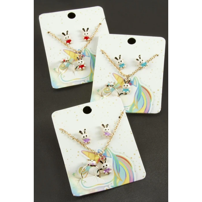 ieg™ Tavşan Mineli Set Kolye