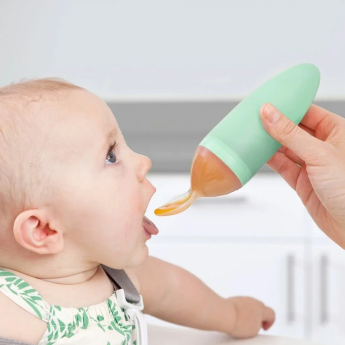 ieg™ TBN11419 BOON - Silikon Yeşil Mama Kaşığı