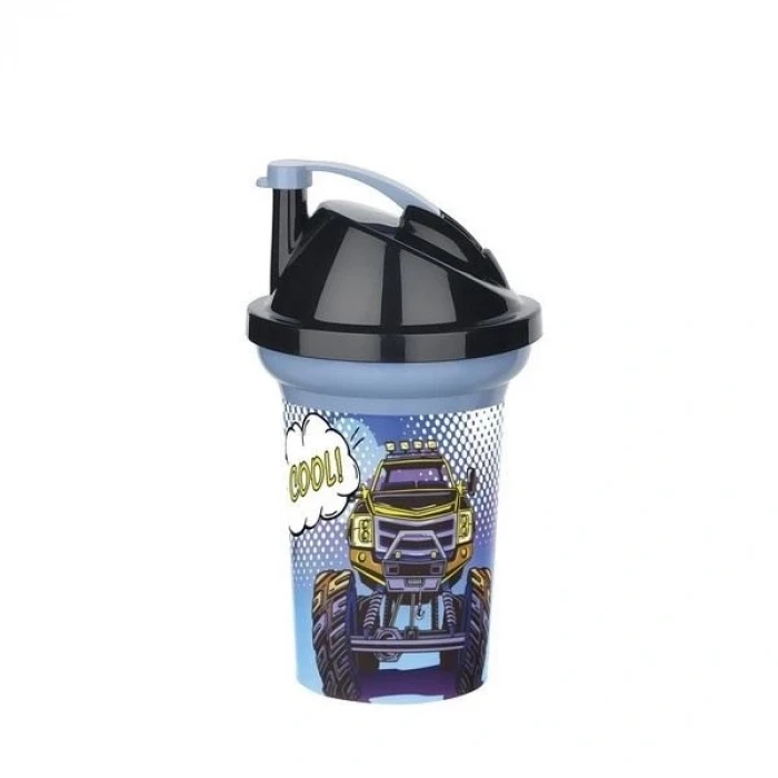 ieg™ Tedy Pipetli Çocuk Içecek Bardağı Desenli Bardak 300ml
