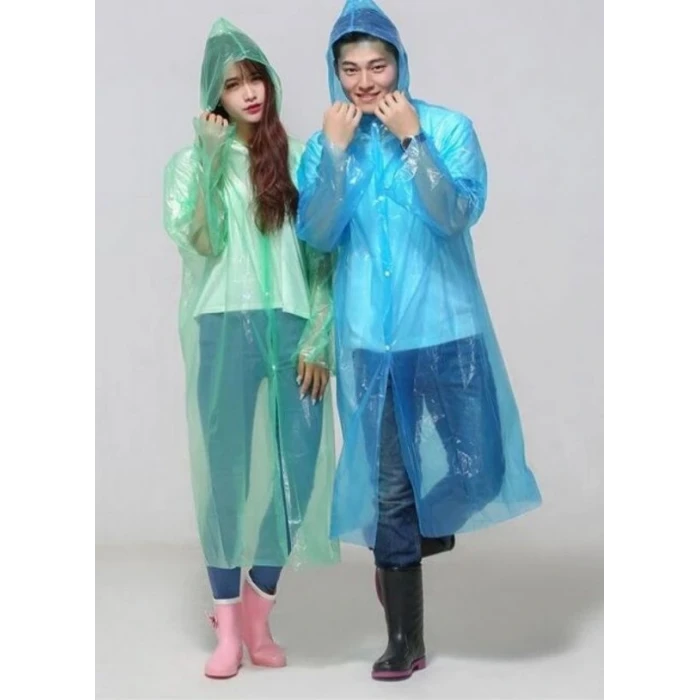 ieg™ Tek Kullanımlık Çıtçıtlı Yağmurluk