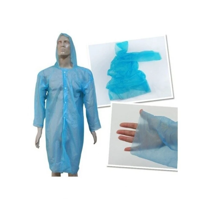 ieg™ Tek Kullanımlık Çıtçıtlı Yağmurluk ( 5 Adet )