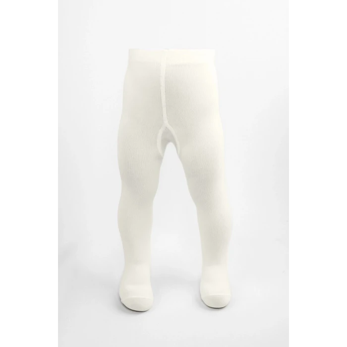 ieg™ Tekli Düz Külotlu Çorap 50104 Ekru