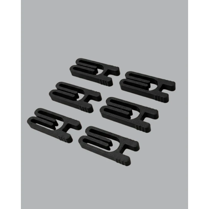 ieg™ Tekrar Kullanılabilir Poşet Mandalı Siyah 6’lı Set