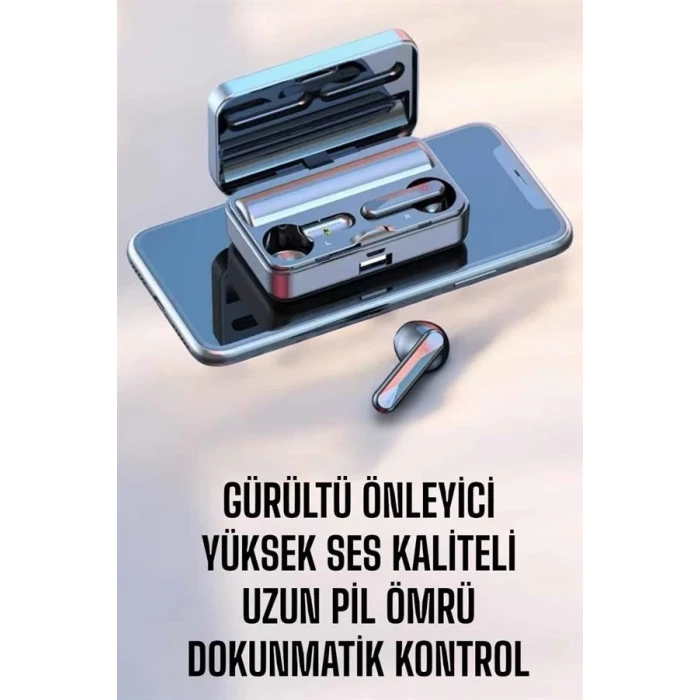 ieg™ Telefon Standlı Bluetooth Kulaklık Aynalı Yüksek Ses Kaliteli