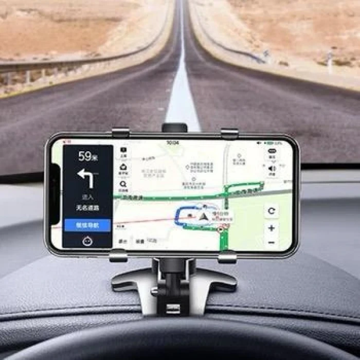 ieg™ Telefon Tutucu Araç İçi Telefon Tutucu Klipsli 360c Dönüş
