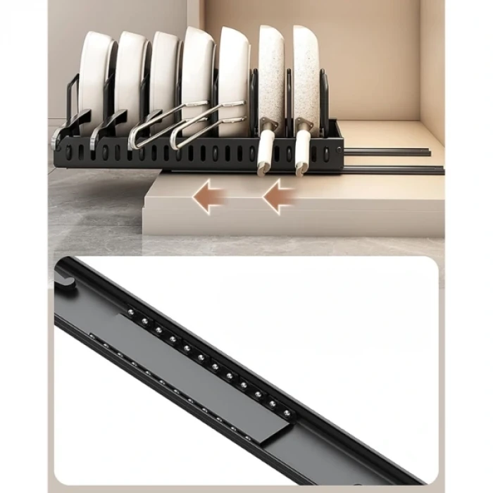 ieg™ Teleskopik Raylı Tava Tencere Organizeri