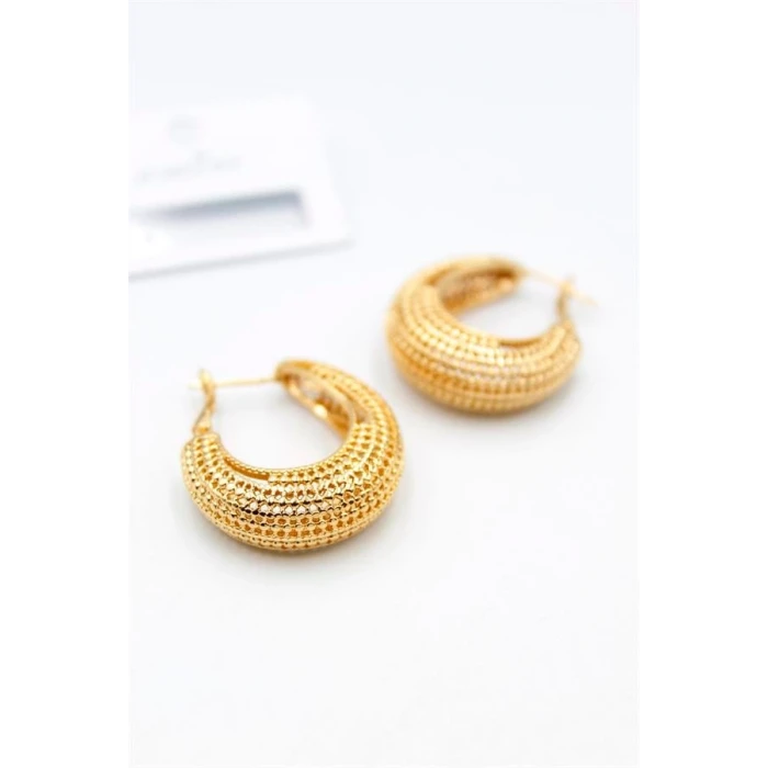 İEG Telkari Halka Küpe - Altın