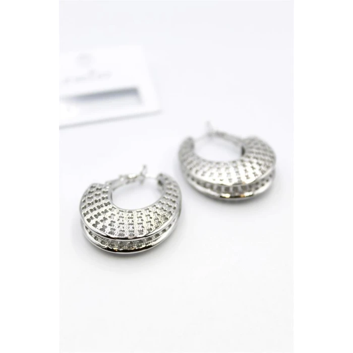 İEG Telkari Halka Küpe - Gümüş