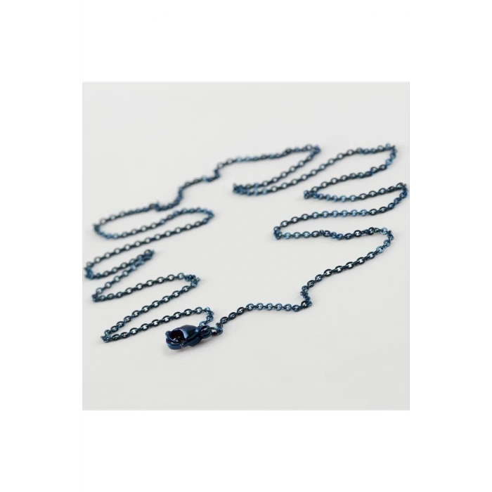 ieg™ Ters Düz Çelik Zincirli Kolye 50 cm