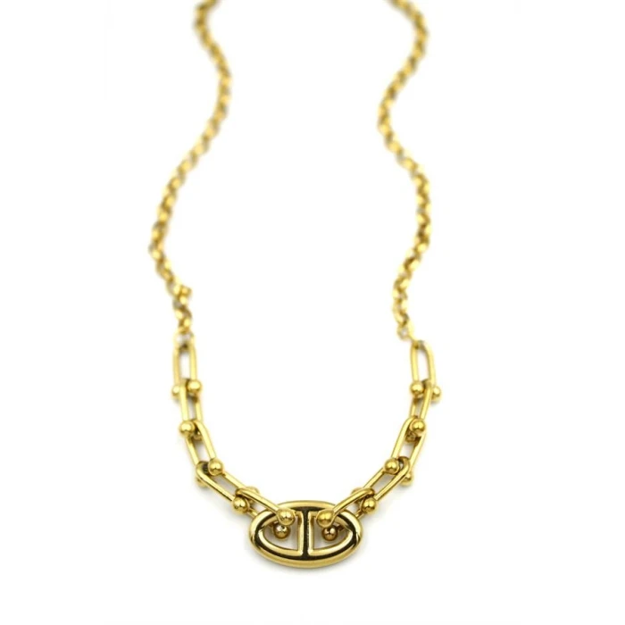 İEG Tf Zincir Kolye - Altın