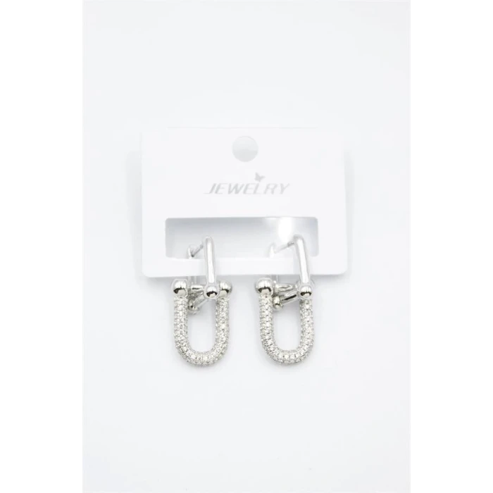 İEG TF Zincir Küpe - Gümüş