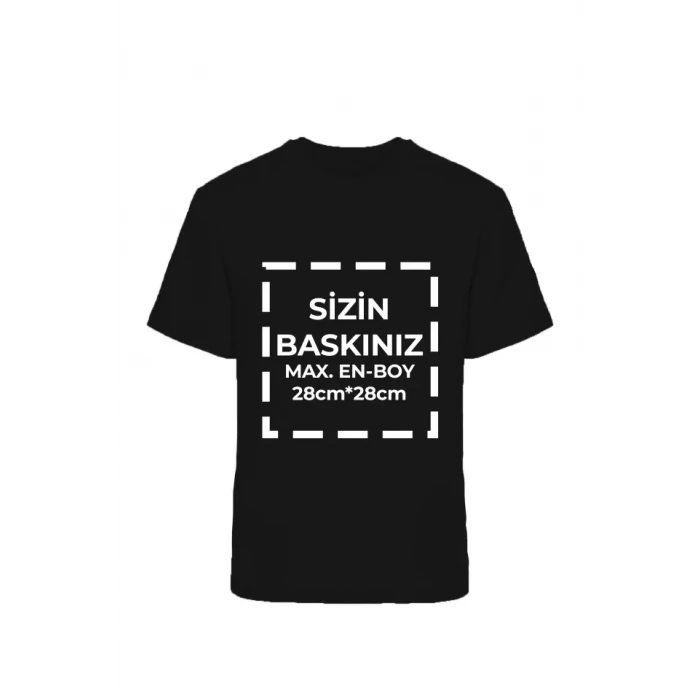 ieg™ Tişört Tasarla 20/1 Kumaş - Siyah