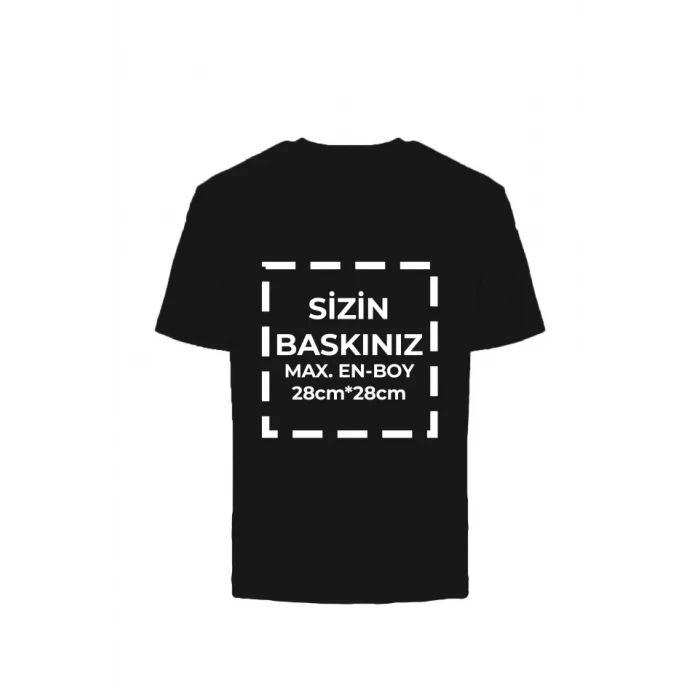 ieg™ Tişört Tasarla 20/1 Kumaş - Siyah