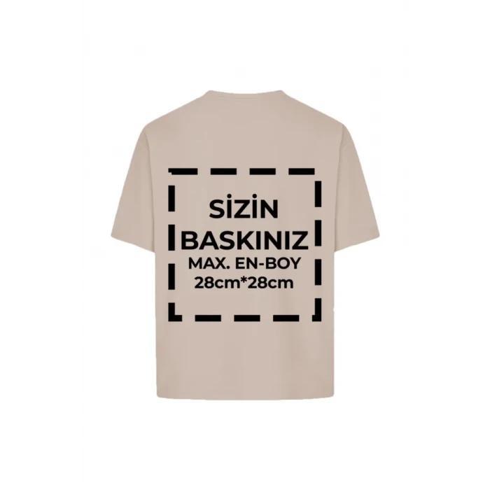 ieg™ Tişört Tasarla 24/1 Kumaş - Bej