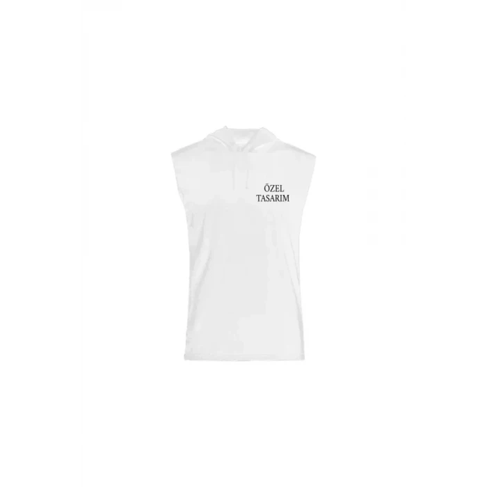 ieg™ Tişört Tasarla Kapüşonlu Sıfır Kol Tişört