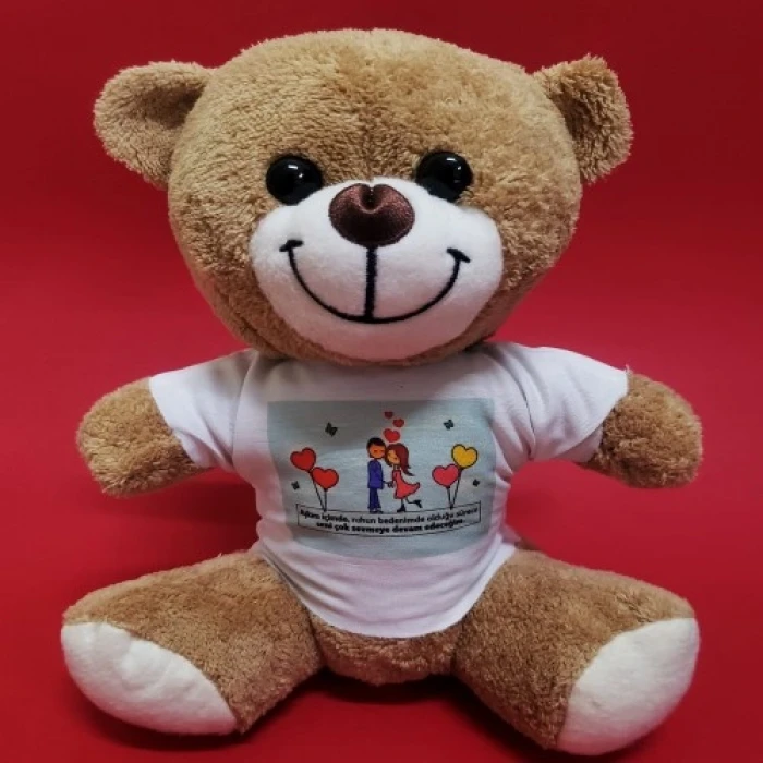 ieg™ Tişörtlü Kahverengi Peluş Ayıcık