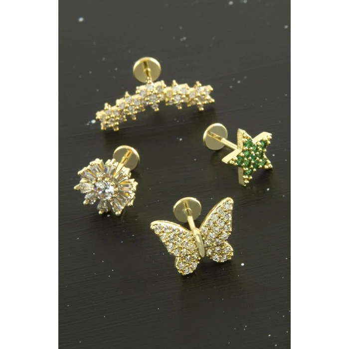 ieg™ Tragus Zirkon Taşlı  Piercing 1 Adet